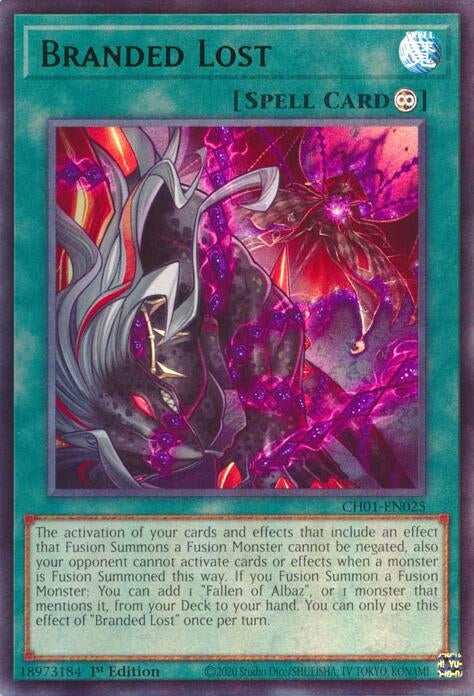 Image for Branded Lost (CH01-EN025) [THE CHRONICLES DECK: The Fallen & The Virtuous (All-Foil Edition)] - YuGiOh