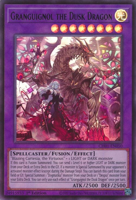 Image for Granguignol the Dusk Dragon (CH01-EN050) [THE CHRONICLES DECK: The Fallen & The Virtuous (All-Foil Edition)] - YuGiOh