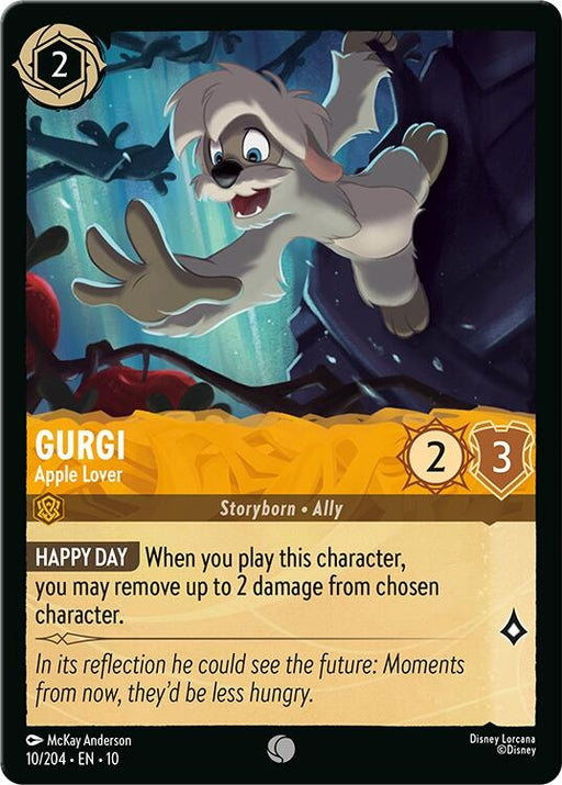 Image for Gurgi - Apple Lover (10/204) [Whispers in the Well] - Disney Lorcana
