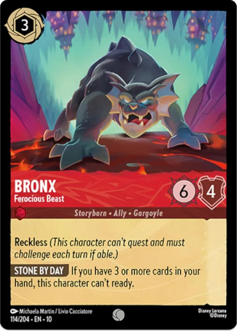 Image for Bronx - Ferocious Beast (114/204) [Whispers in the Well] - Disney Lorcana