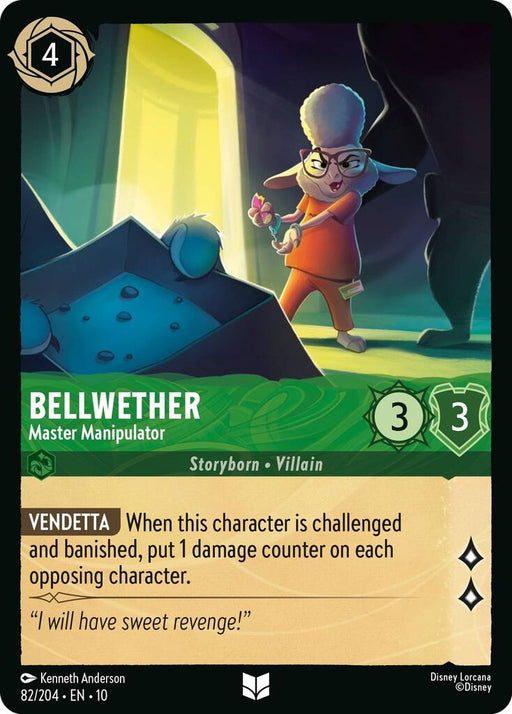 Image for Bellwether - Master Manipulator (82/204) [Whispers in the Well] - Disney Lorcana