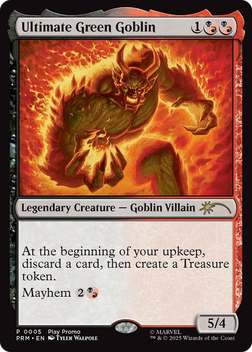 Image for Ultimate Green Goblin (5) - Magic: The Gathering