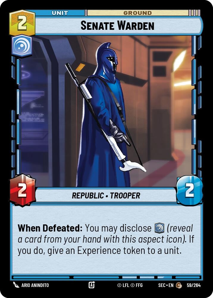 Image for Senate Warden (59/264) [Secrets of Power] - Star Wars: Unlimited