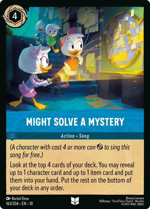 Image for Might Solve a Mystery (163/204) [Whispers in the Well] - Disney Lorcana