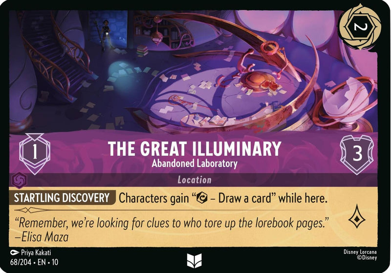 Image for The Great Illuminary - Abandoned Laboratory (69/204) [Whispers in the Well] - Disney Lorcana