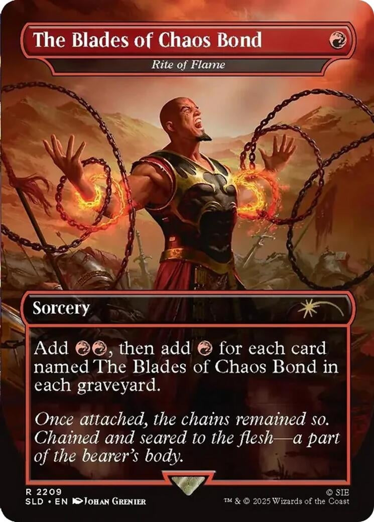 Image for The Blades of Chaos Bond - Rite of Flame (2209) - Magic: The Gathering