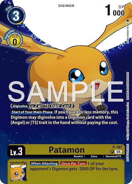 Image for Patamon (Digimon Story: Time Stranger Promo Pack) (P - 197) [Digimon Promotion Cards] - Digimon Card Game