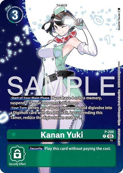 Image for Kanan Yuki (Digimon Story: Time Stranger Promo Pack) (P - 200) [Digimon Promotion Cards] - Digimon Card Game