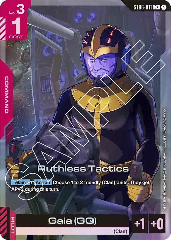 Image for Ruthless Tactics (C+) (ST06-011) [Starter Deck 06: Clan Unity] - Gundam Card Game