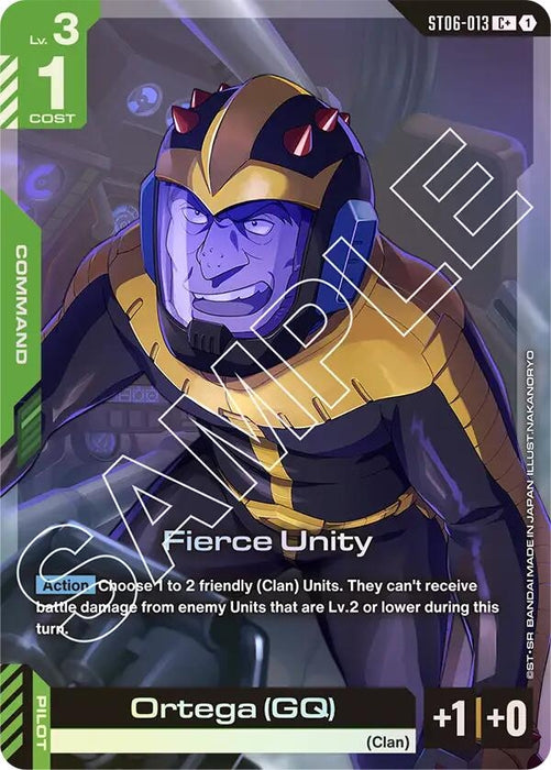 Image for Fierce Unity (C+) (ST06-013) [Starter Deck 06: Clan Unity] - Gundam Card Game