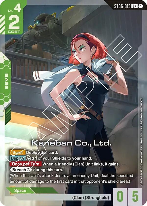 Image for Kaneban Co., Ltd. (C+) (ST06-015) [Starter Deck 06: Clan Unity] - Gundam Card Game