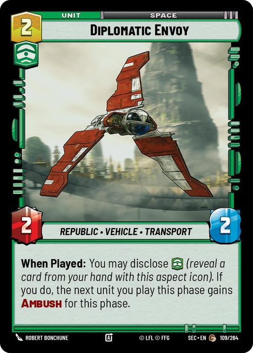 Image for Diplomatic Envoy (109/264) [Secrets of Power] - Star Wars: Unlimited