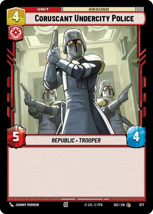 Image for Coruscant Undercity Police (167/264) [Secrets of Power] - Star Wars: Unlimited