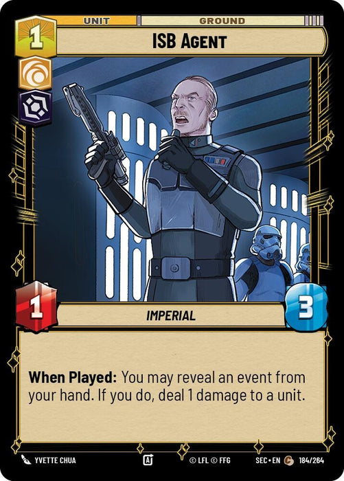 Image for ISB Agent (184/264) [Secrets of Power] - Star Wars: Unlimited
