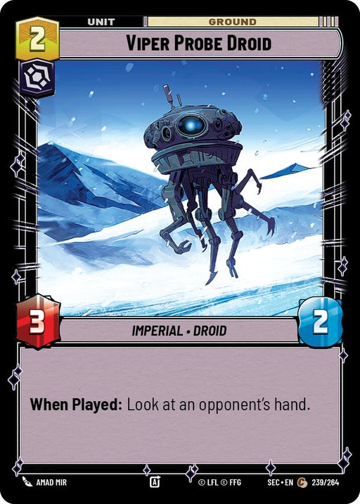Image for Viper Probe Droid (239/264) [Secrets of Power] - Star Wars: Unlimited