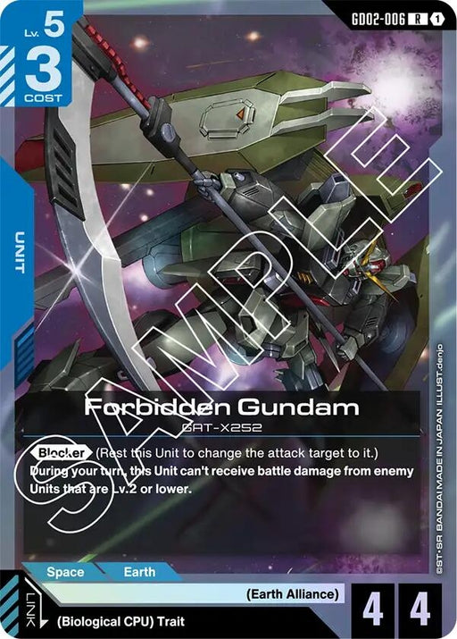 Image for Forbidden Gundam (GD02-006) [Dual Impact] - Gundam Card Game