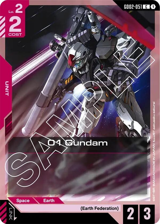 Image for 01 Gundam (GD02-051) [Dual Impact] - Gundam Card Game
