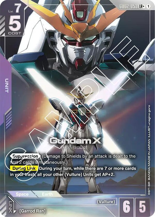Image for Gundam X (LR+) (GD02-053) [Dual Impact] - Gundam Card Game
