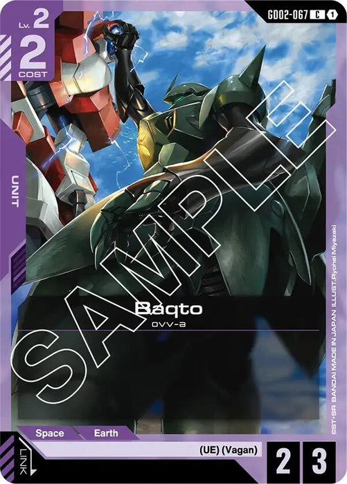 Image for Baqto (GD02-067) [Dual Impact] - Gundam Card Game