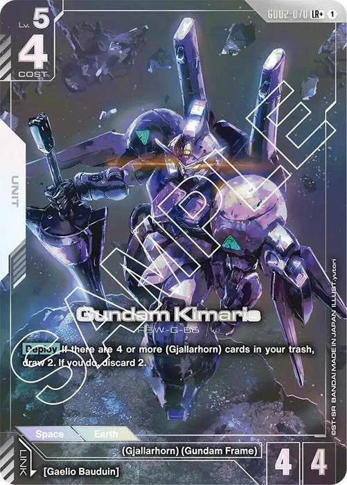 Image for Gundam Kimaris (LR+) (GD02-070) [Dual Impact] - Gundam Card Game