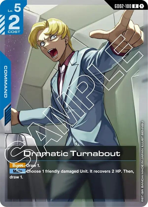 Image for Dramatic Turnabout (GD02-100) [Dual Impact] - Gundam Card Game