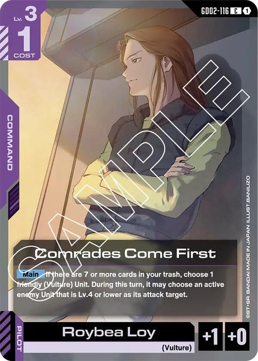 Image for Comrades Come First (GD02-116) [Dual Impact] - Gundam Card Game