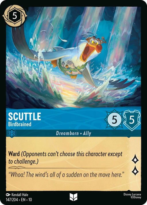 Image for Scuttle - Birdbrained (147/204) [Whispers in the Well] - Disney Lorcana