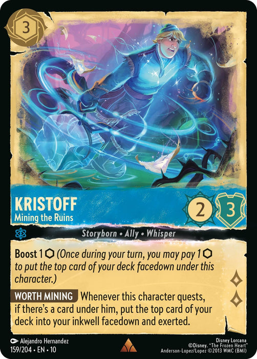 Image for Kristoff - Mining the Ruins (159/204) [Whispers in the Well] - Disney Lorcana