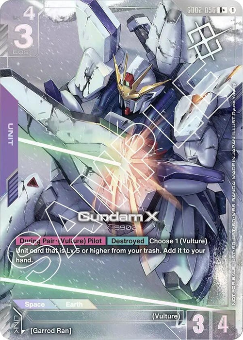 Image for Gundam X (GD02-056) (Store Tournament Winner Pack 02) (GD02-056) [Gundam Promotional Cards] - Gundam Card Game