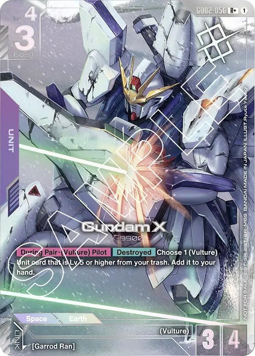 Image for Gundam X (GD02-056) (Store Tournament Winner Pack 02) (GD02-056) [Gundam Promotional Cards] - Gundam Card Game