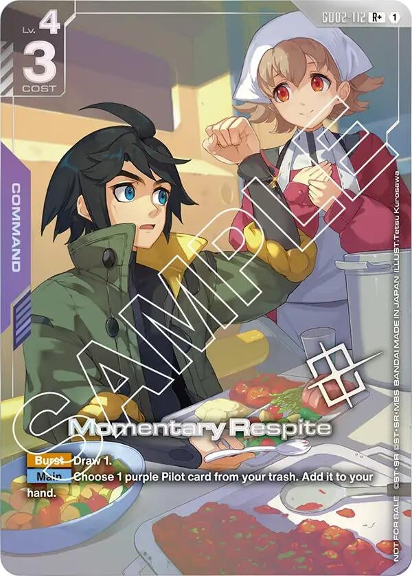 Image for Momentary Respite (Store Tournament Winner Pack 02) (GD02-112) [Gundam Promotional Cards] - Gundam Card Game