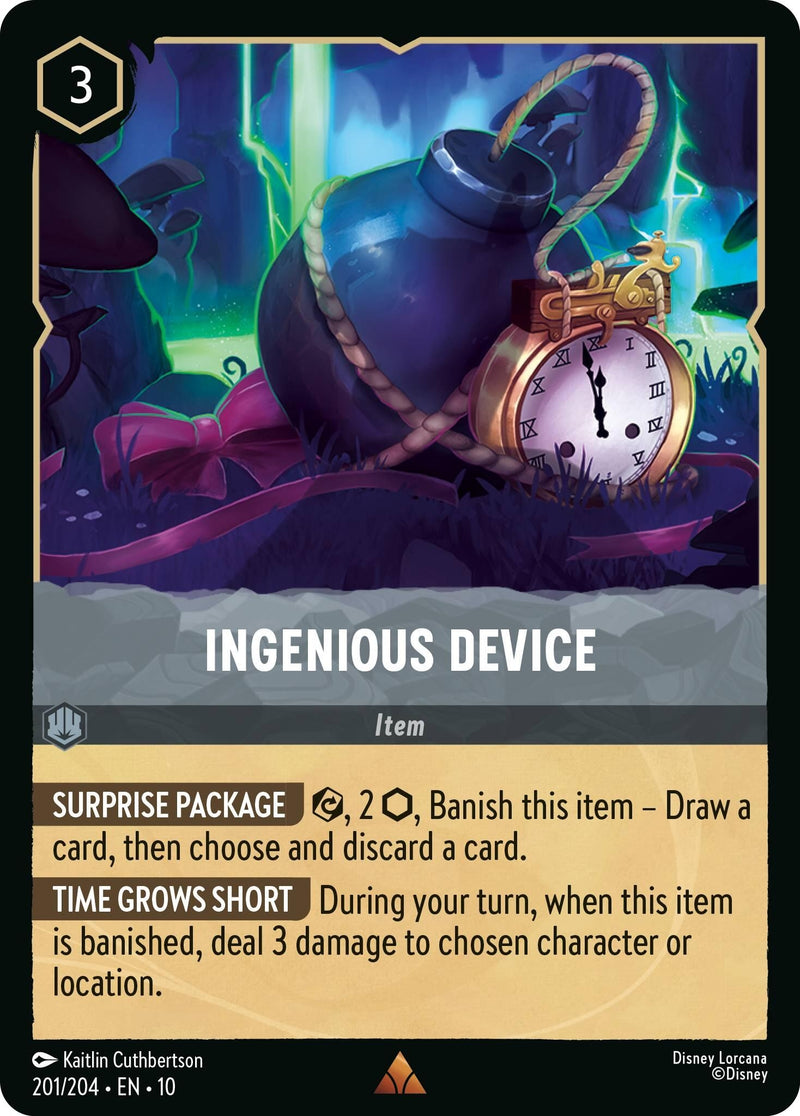 Image for Ingenious Device (201/204) [Whispers in the Well] - Disney Lorcana