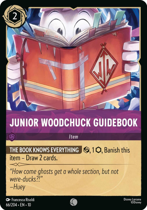 Image for Junior Woodchuck Guidebook (66/204) [Whispers in the Well] - Disney Lorcana