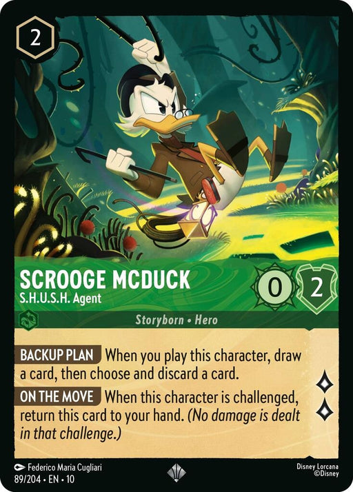 Image for Scrooge McDuck - S.H.U.S.H. Agent (89/204) [Whispers in the Well] - Disney Lorcana