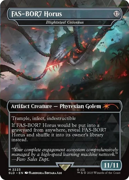 Image for FAS-BOR7 Horus - Blightsteel Colossus (2223) - Magic: The Gathering
