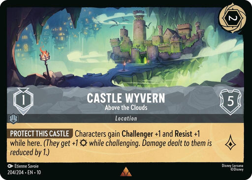 Image for Castle Wyvern - Above the Clouds (204/204) [Whispers in the Well] - Disney Lorcana