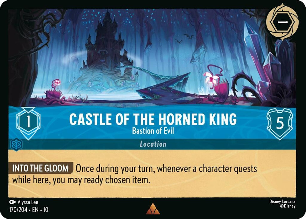 Image for Castle of the Horned King - Bastion of Evil (170/204) [Whispers in the Well] - Disney Lorcana