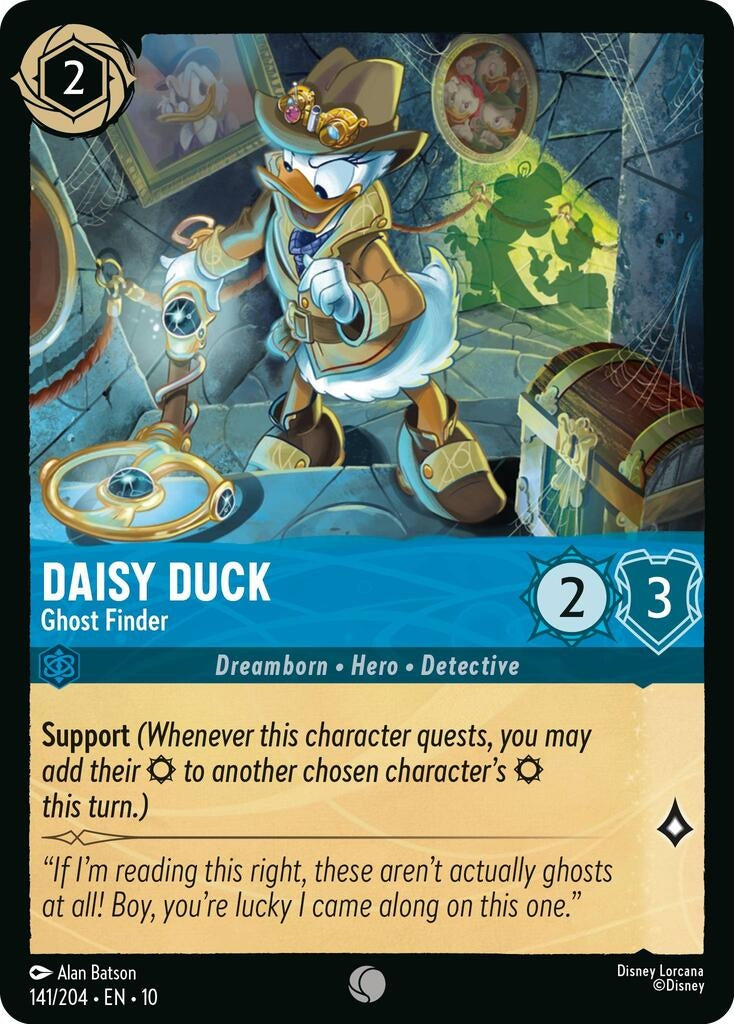 Image for Daisy Duck - Ghost Finder (141/204) [Whispers in the Well] - Disney Lorcana