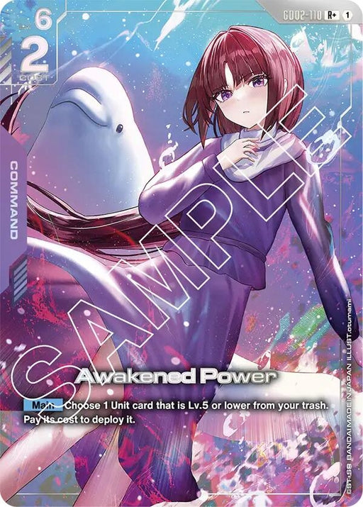 Image for Awakened Power (R+) (GD02-110) [Dual Impact] - Gundam Card Game
