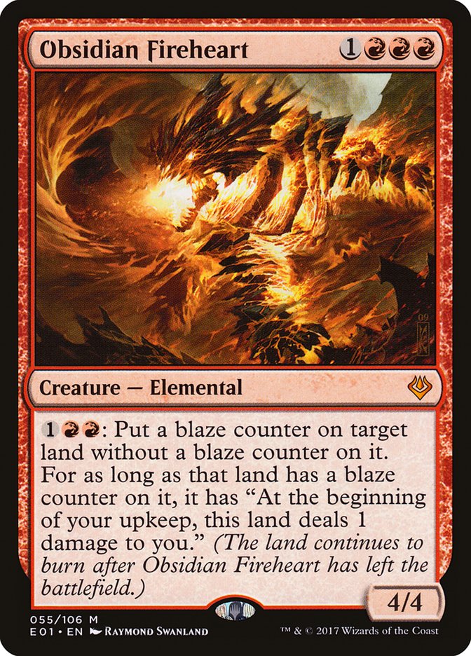 Obsidian Fireheart (55) [Archenemy: Nicol Bolas]