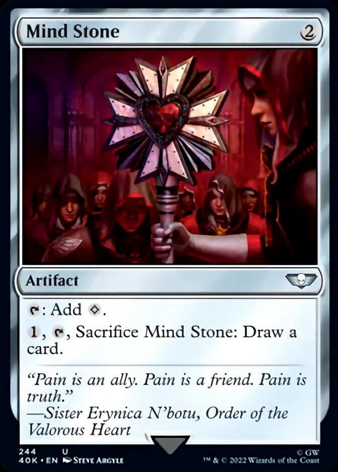 Mind Stone (244) (Surge Foil) (244) [Universes Beyond: Warhammer 40,000]
