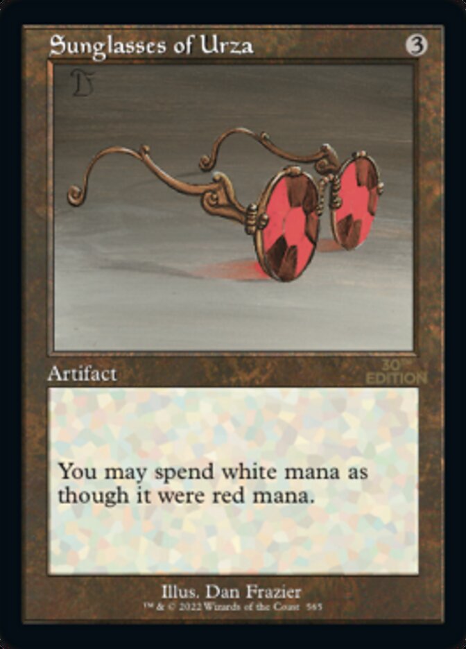 Sunglasses of Urza (Retro Frame) (565) [30th Anniversary Edition]