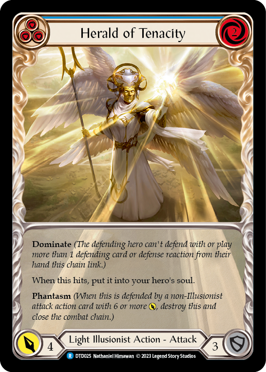 Herald of Tenacity (Blue) (DTD025) [Dusk till Dawn]
