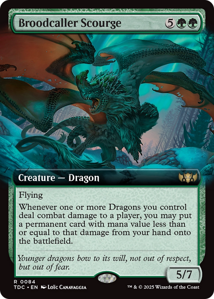 Broodcaller Scourge (Extended Art) (84) [Commander: Tarkir: Dragonstorm]
