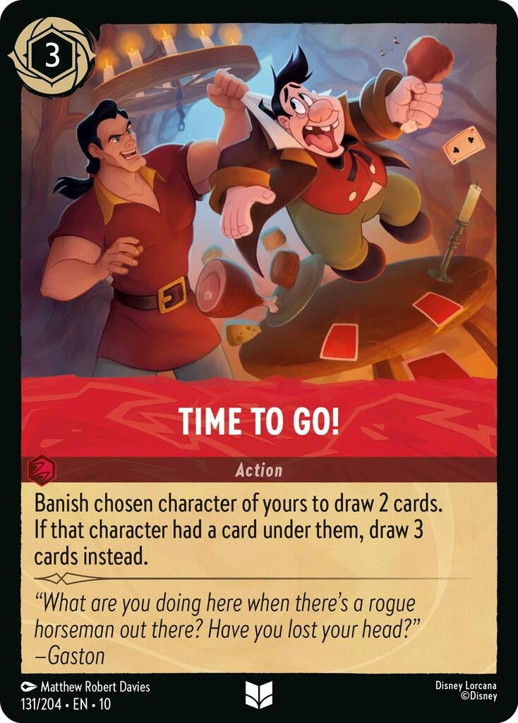 Image for Time to Go! (131/204) [Whispers in the Well] - Disney Lorcana