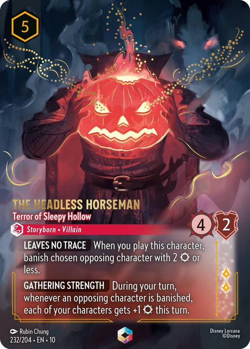 Image for The Headless Horseman - Terror of Sleepy Hollow (Enchanted) (232/204) [Whispers in the Well] - Disney Lorcana