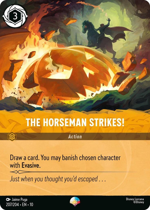 Image for The Horseman Strikes! (Epic) (207/204) [Whispers in the Well] - Disney Lorcana