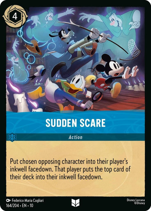 Image for Sudden Scare (164/204) [Whispers in the Well] - Disney Lorcana