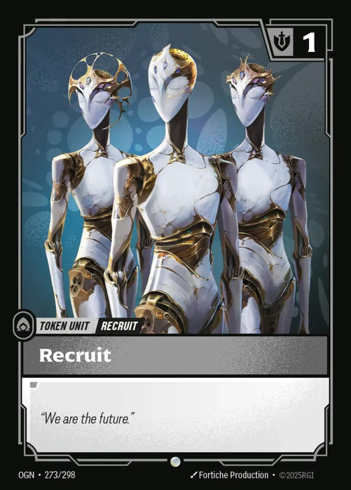 Image for Recruit (273) // Buff (273/298) [Origins] - Riftbound: League of Legends Trading Card Game