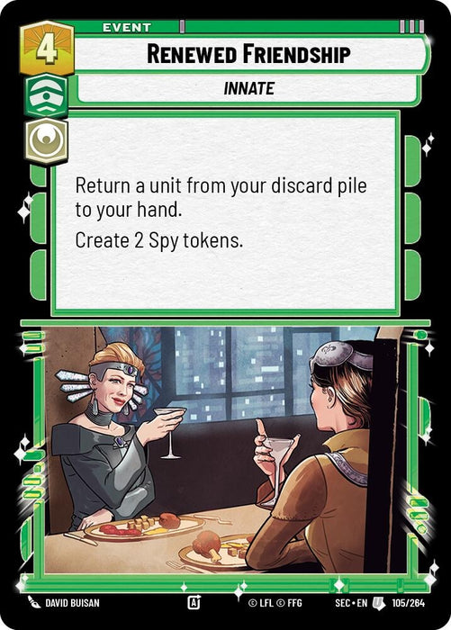 Image for Renewed Friendship (105/264) [Secrets of Power] - Star Wars: Unlimited